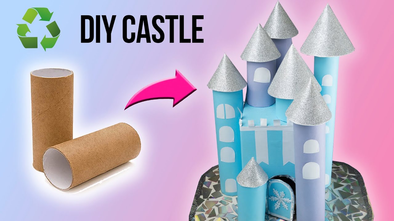 🏰ШИКАРНЫЙ ЗАМОК из ВТУЛОК 💡СВОИМИ РУКАМИ