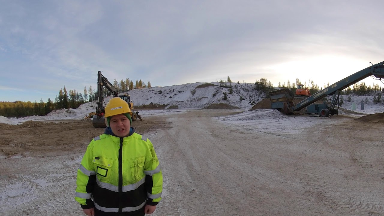 OSAOn Taivalkosken yksikkö - Maarakennuksen harjoittelualue 360VR