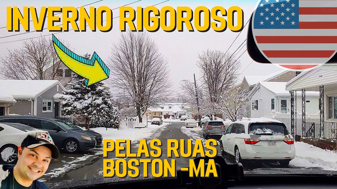 É ASSIM A VIDA NO INVERNO EM MASSACHUSETTS - BOSTON