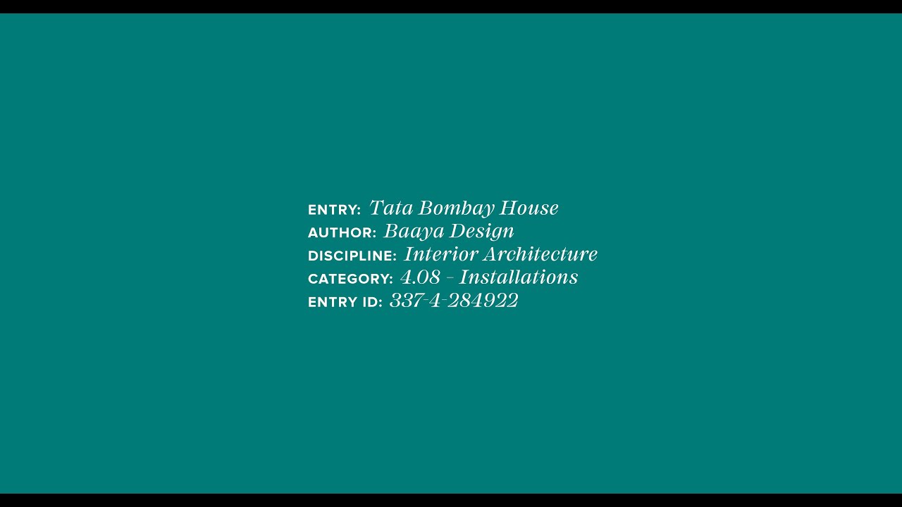 Art Installations for Tata Bombay House, Mumbai