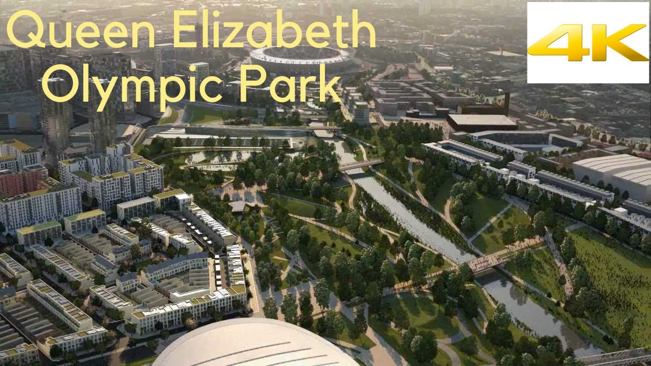 QUEEN ELIZABETH OLYMPIC PARK CINEMATIC DRONE FOOTAGE 4K! - LONDON PART 4