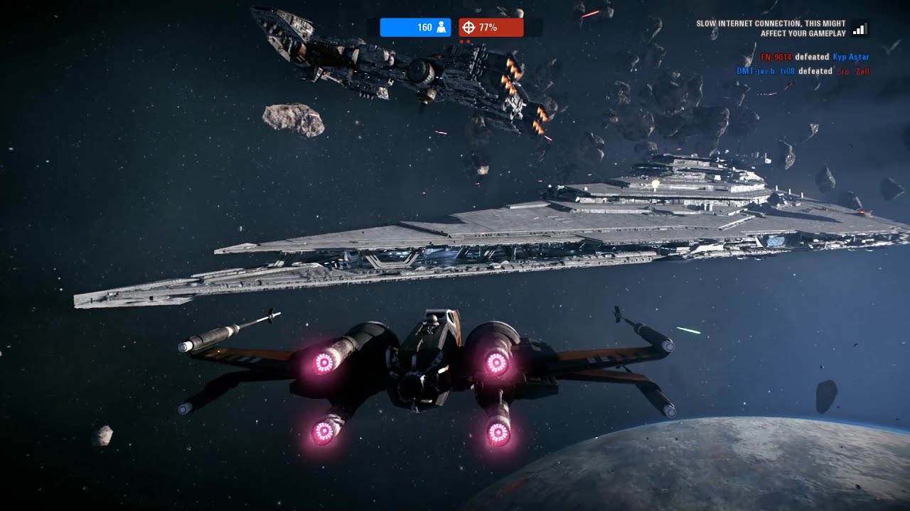 Starfighter Assault Gameplay (Unknown Regions) (Star Wars Battlefront 2)