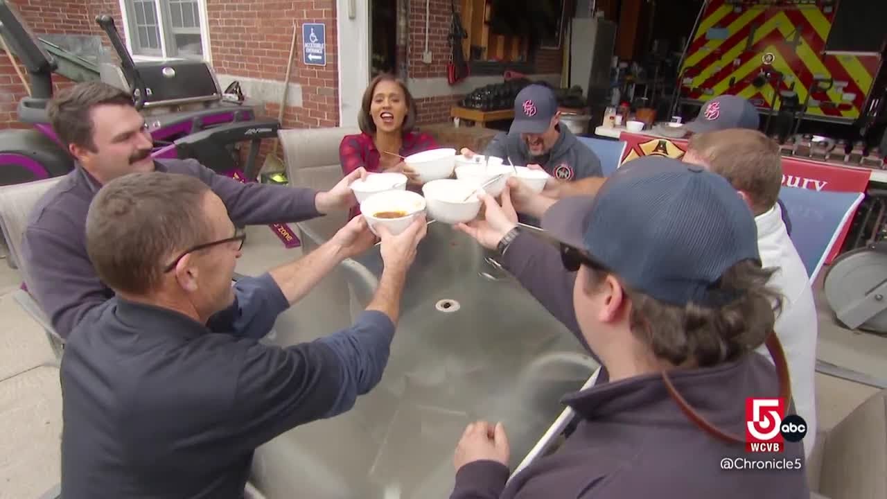 Amesbury firefighters turn up the heat with chili