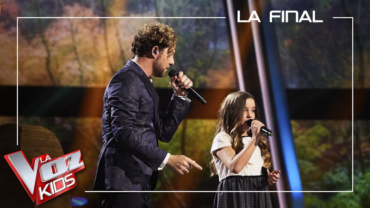David Bisbal y Triana Jiménez cantan 'Lo tenga o no' | Final | La Voz Kids Antena 3 2022