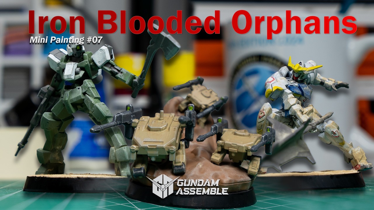 Unboxing and Painting the Iron Blooded Orphans Gundam Assemble set!