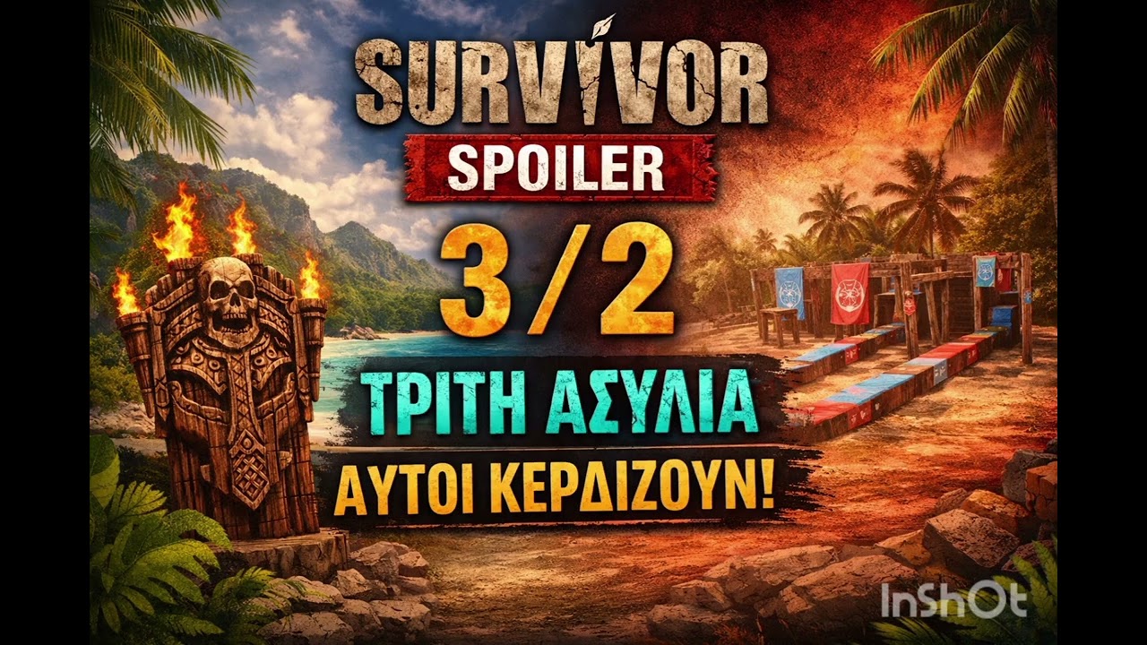 SURVIVOR SPOILER 3/2: ΑΣΥΛΙΑ 3- ΠΟΙΑ ΟΜΑΔΑ ΚΕΡΔΙΖΕΙ!!
