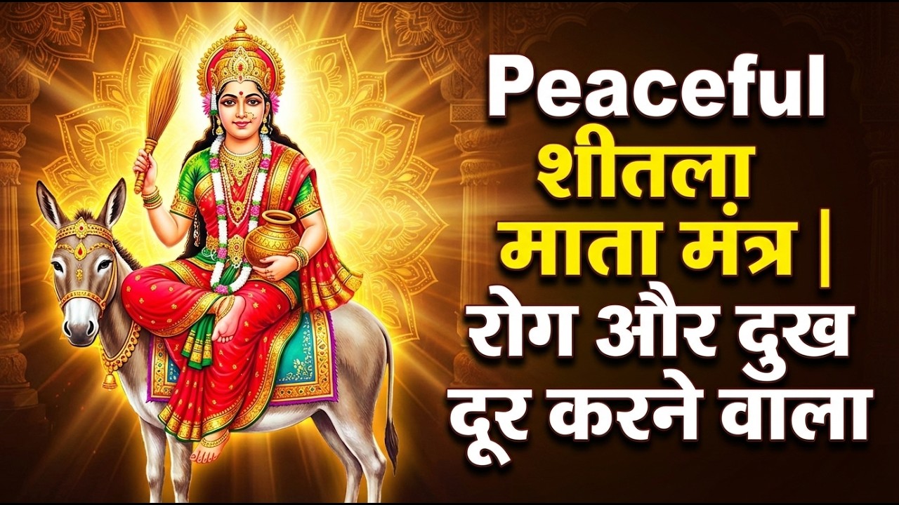 शीतला माता का चमत्कारी मंत्र | रोग और दुख दूर करने वाला #sheetla_asthami