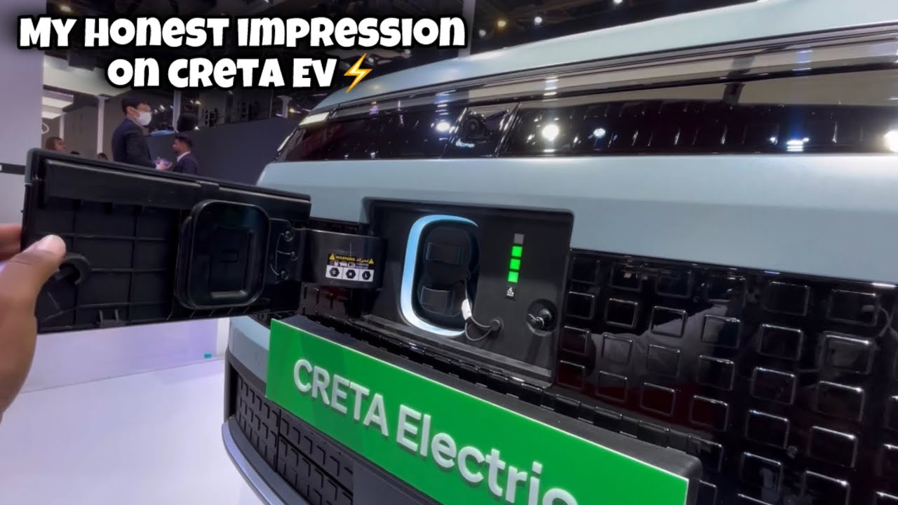 2025 Hyundai Creta Electric⚡️ First Impression | 17.99 Lac | #bharatmobilityexpo