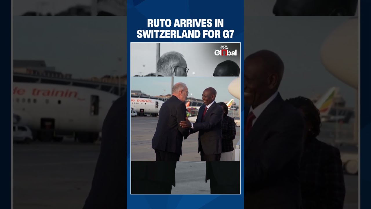 Kenya's President William Ruto Arrives in Geneva Ahead of G7 Talks on Global Crises