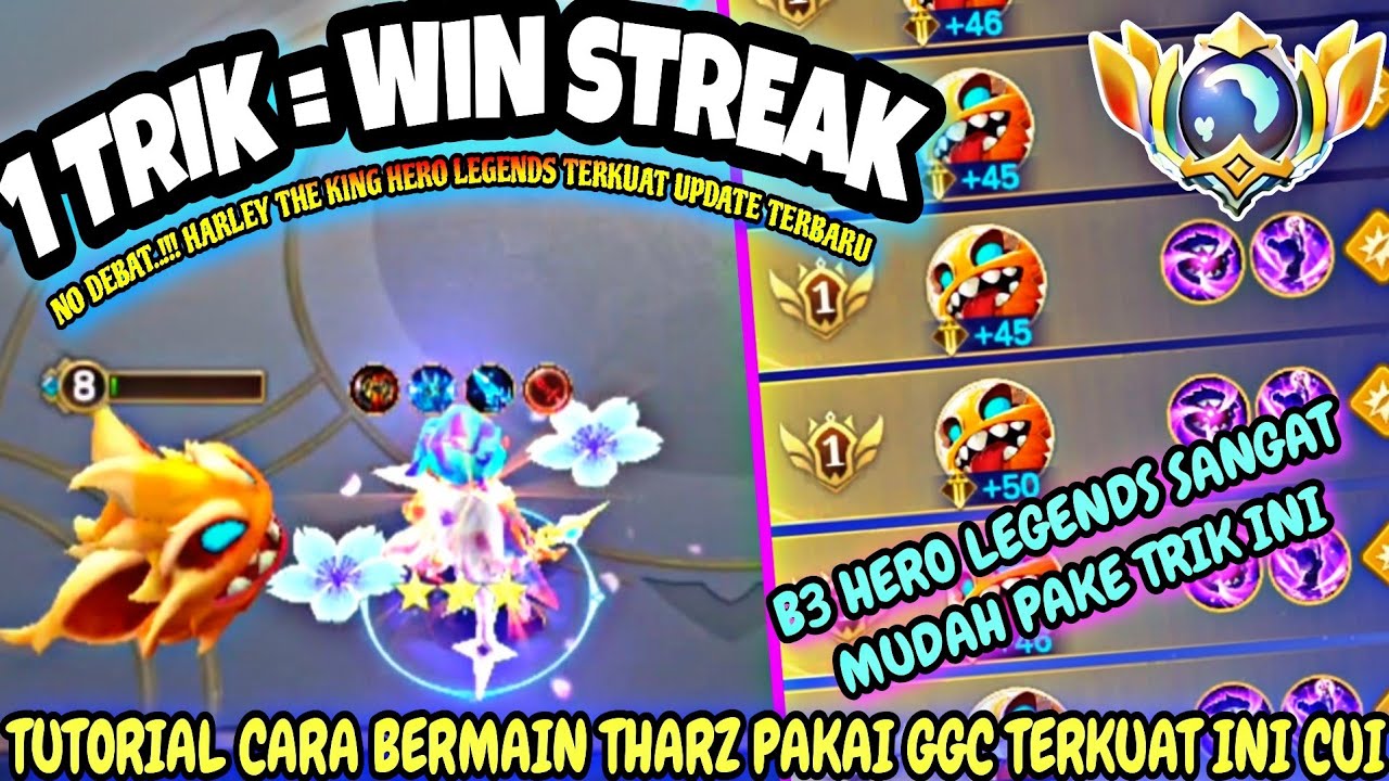 1 TRIK = WIN STREAK !!! TUTORIAL CARA TERBARU MAIN THARZ PAKAI GGC TERKUAT INI - MCGG