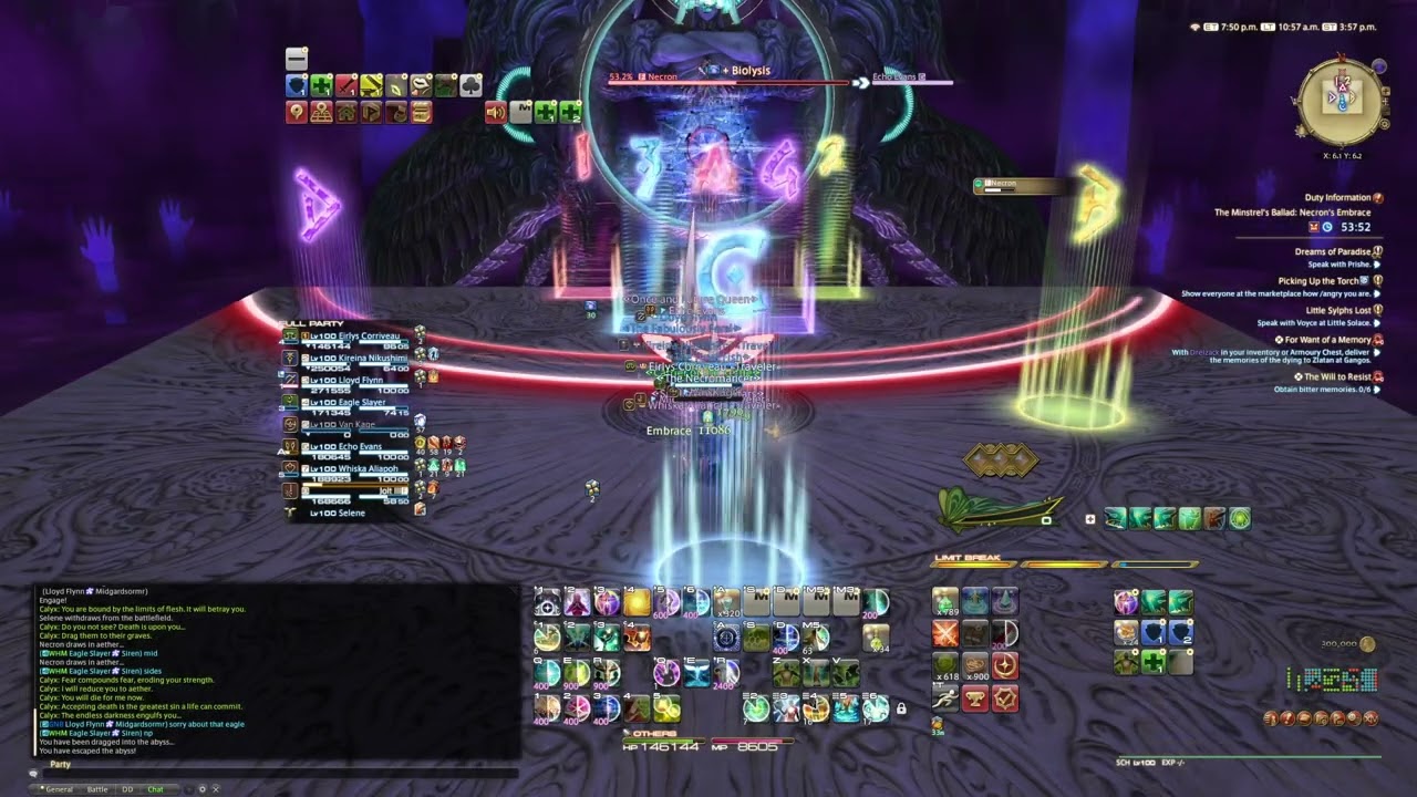 FFXIV - Necron's Embrace EX - SCH PoV
