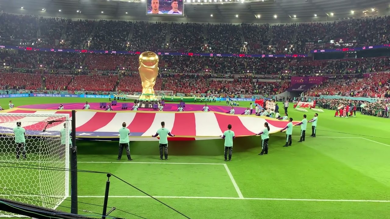 USA vs Wales - Qatar World Cup 2022 - Match 4 - Player entrance and anthems