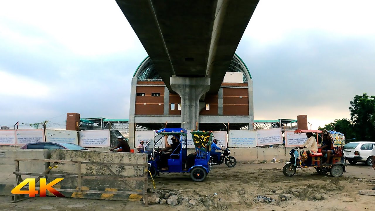 Metro Rail Update Uttara Diabari 4K View Date: 17-07-2022