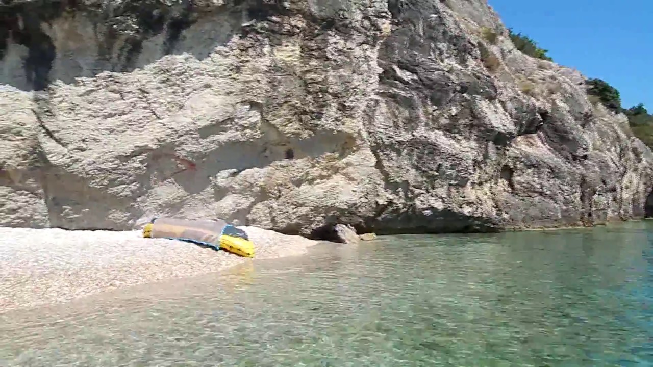 Plaża Stara Baska - Krk, Chorwacja, 44°57'42.8