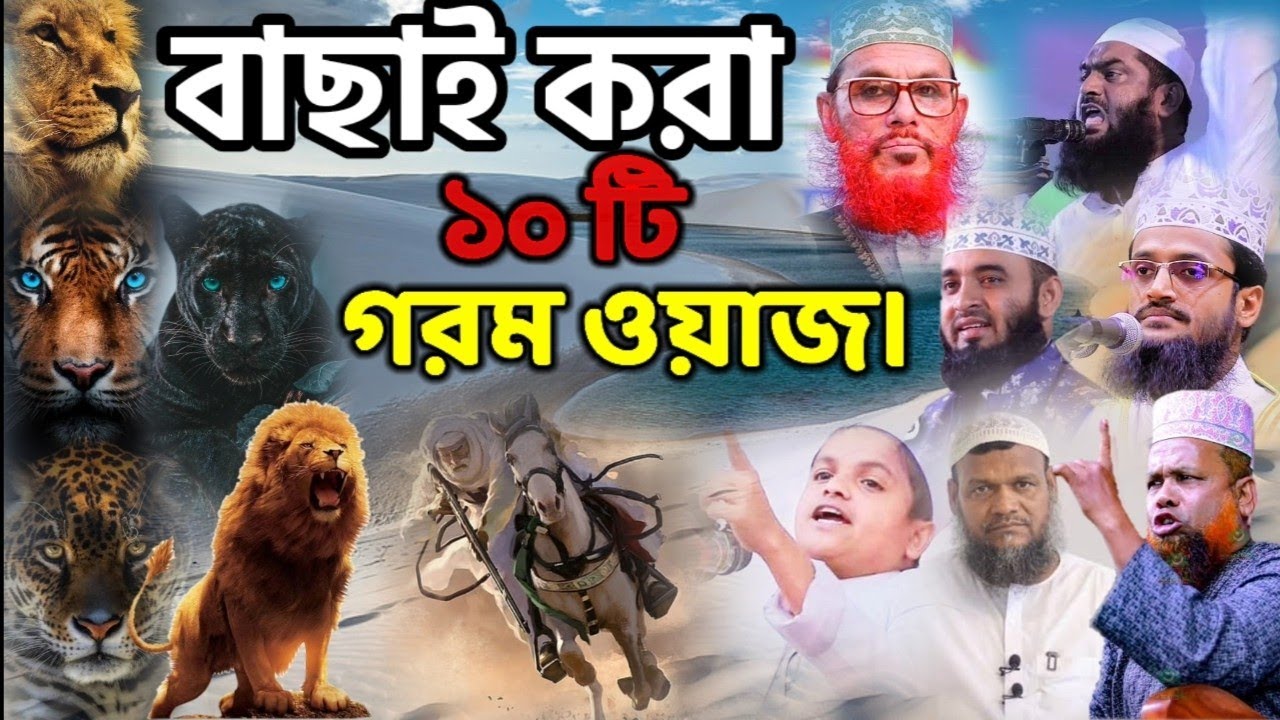 গরম ওয়াজ//(Hot waz)- রক্ত গরম করার মতো বাছাই করা 10 টি ওয়াজ।Top 10 Selected Hot WAZ in Bangladash.