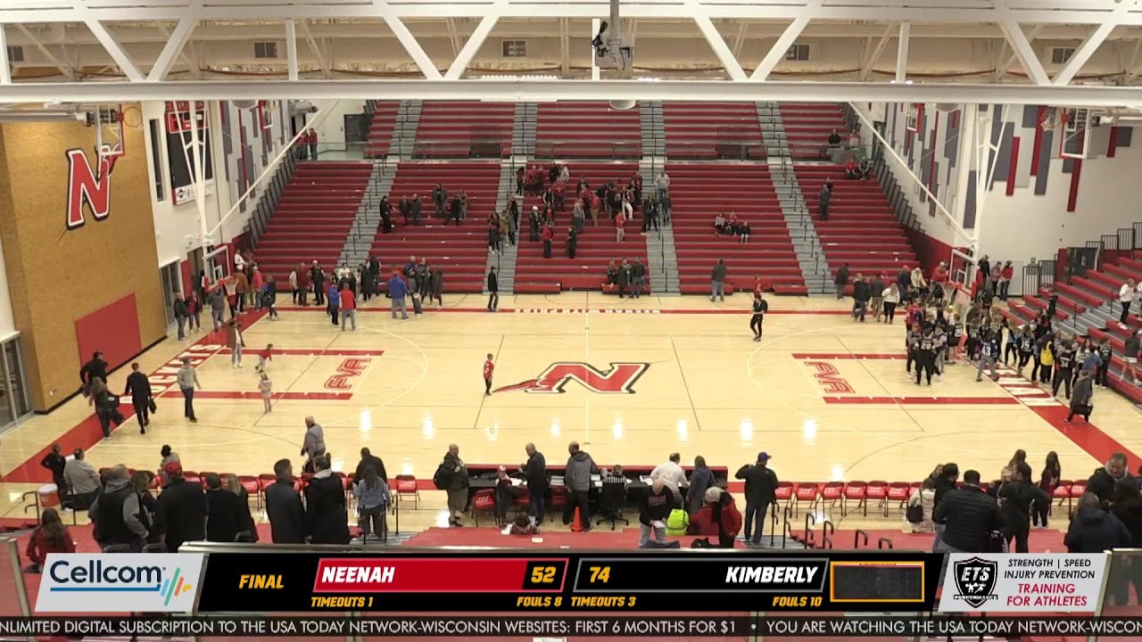 Neenah vs. Kimberly high school boys basketball livestream of the 2023-24 season