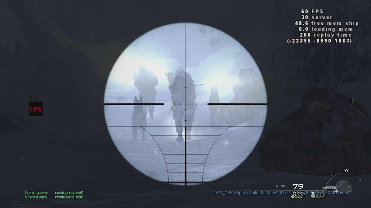 Contingency *Partial* Restoration Progress Modern Warfare 2 Alpha 482