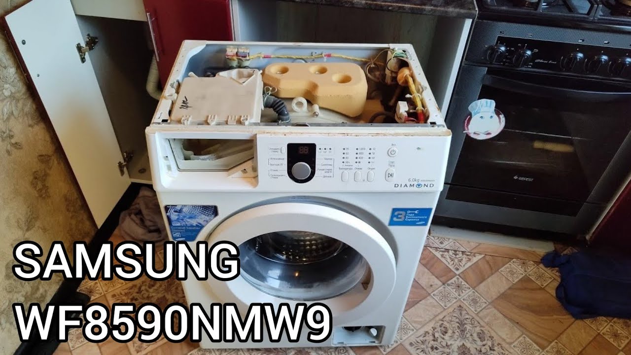SAMSUNG WF8590NMW9 6kg | Обзор стиральной машины