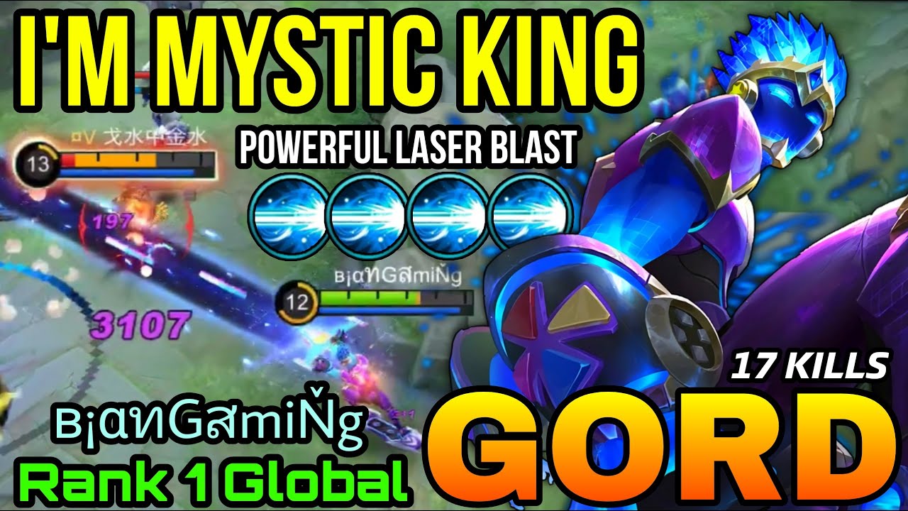 No.1 Controller Gord the Mystic King 17 Kills!! - Top 1 Global Gord by в¡αทGสmiŇg - MLBB