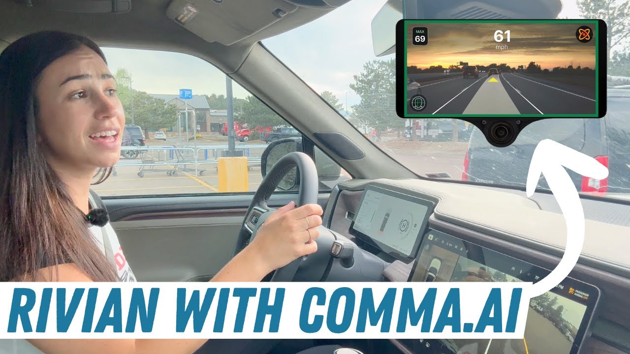Living With Comma.AI In A Gen 1 Rivian R1T! Lane Centering EVERYWHERE