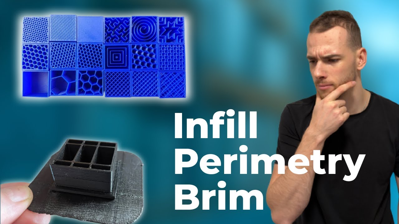 Nastavení 3D tisku: infill, perimetry, brim - kompletní přehled a tipy