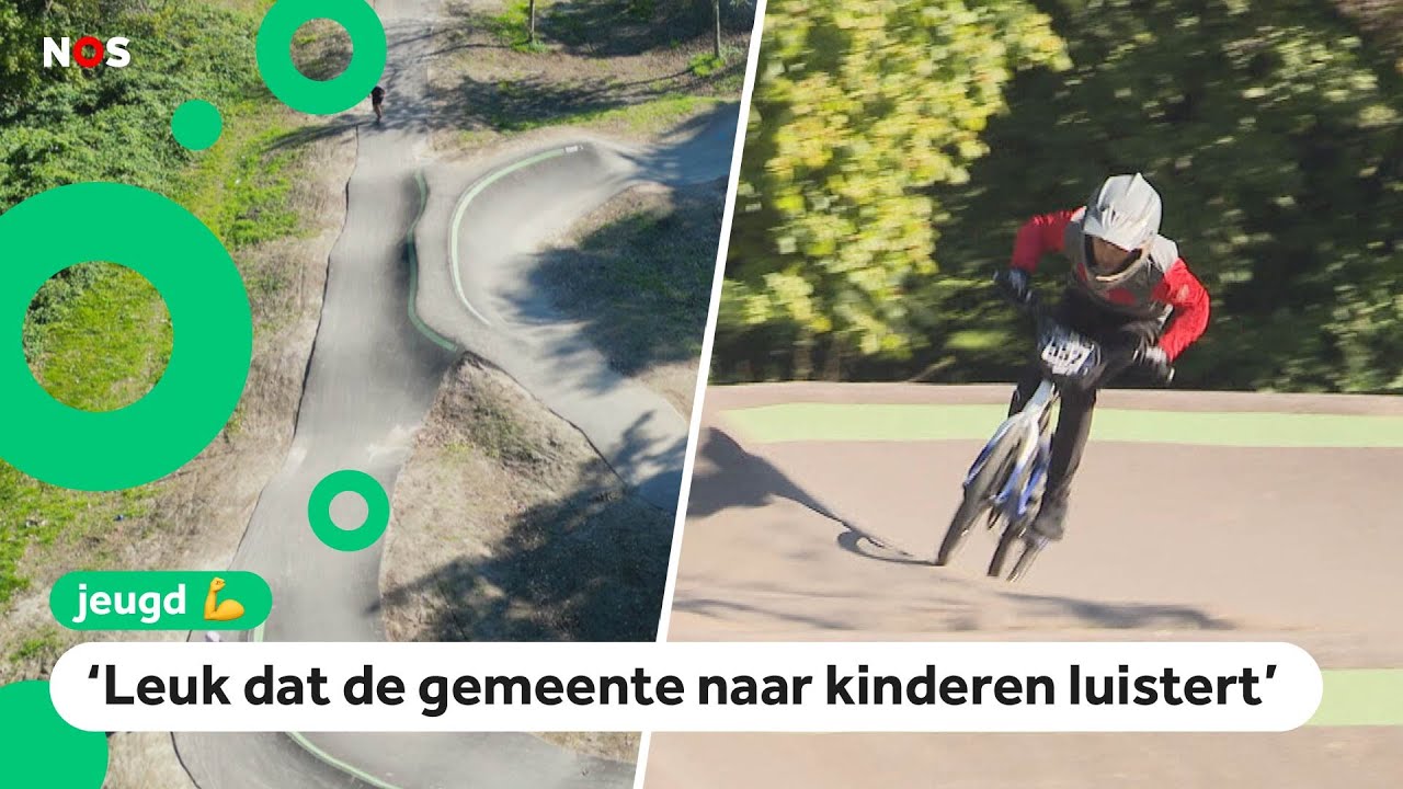 Kinderen regelen pumptrackbaan in hun buurt