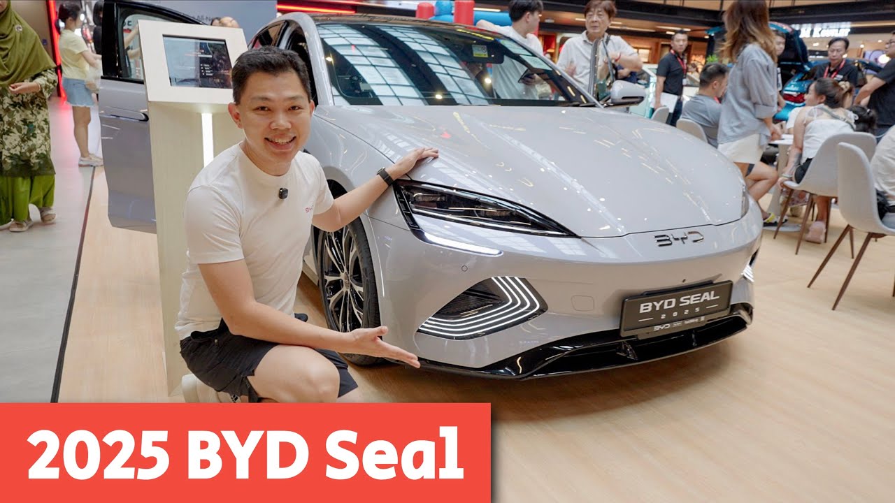 Tour of 2025 BYD Seal! (BYD Roadshow at SingPost Centre)
