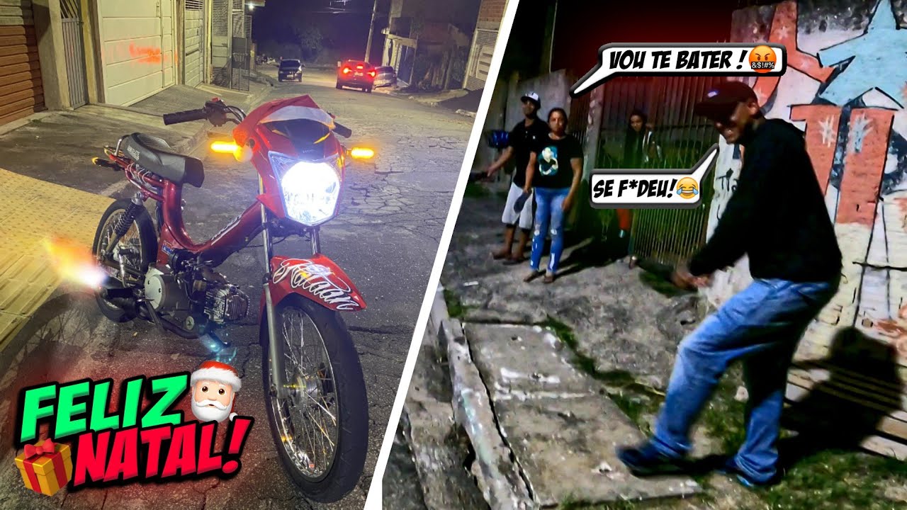 ESPECIAL DE NATAL: CORTANDO DE GIRO COM A MOBILETE NA QUEBRADA ! QUASE DEU RUIM (MOBIVLOG)