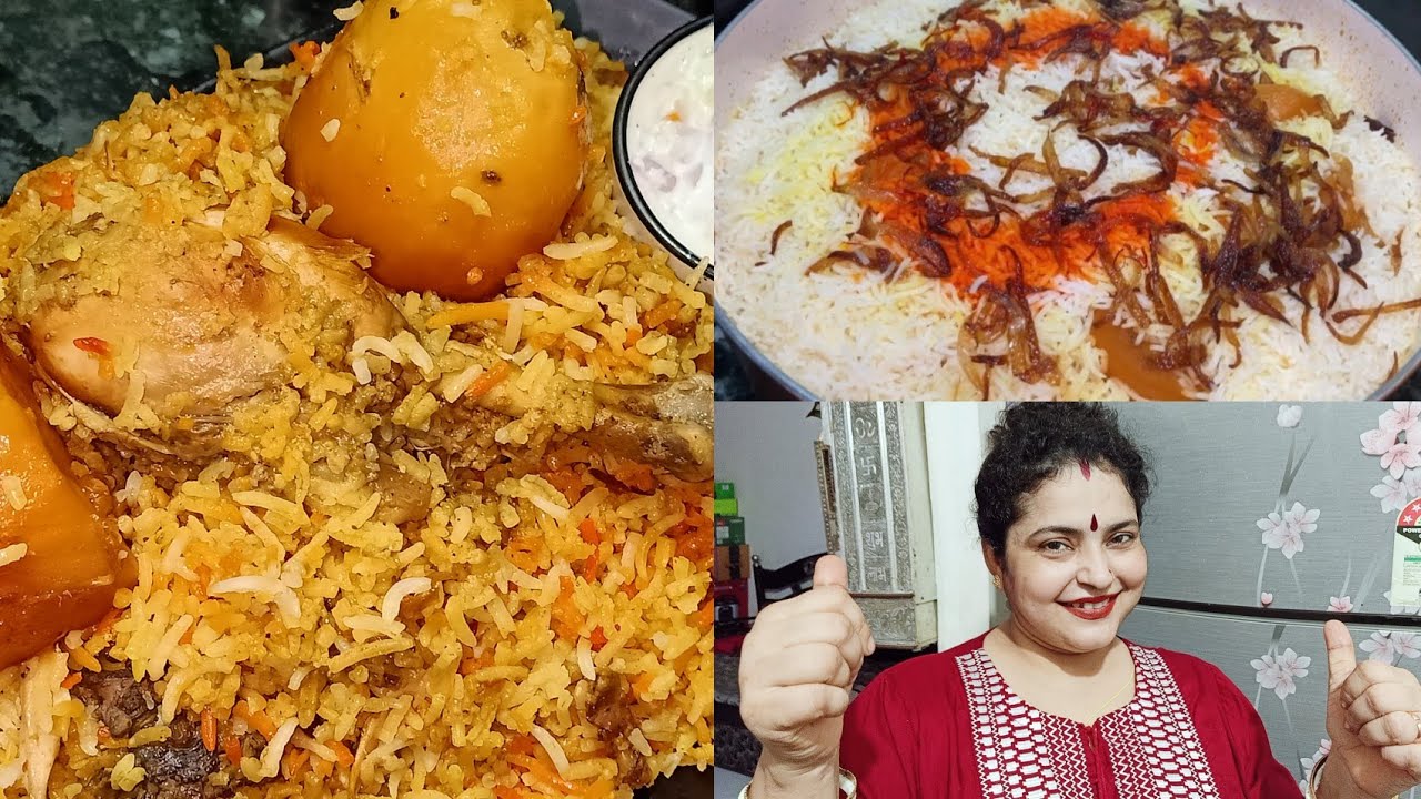 KOLKATA STREET STYLE CHICKEN BIRYANI | EASY BIRYANI RECIPE | HOW TO MAKE BANGALI BIRYANI