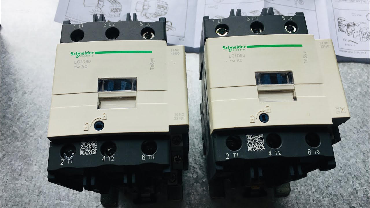 3 Phase Contactor 125A | Schneider Electric LC1D80 Contactor