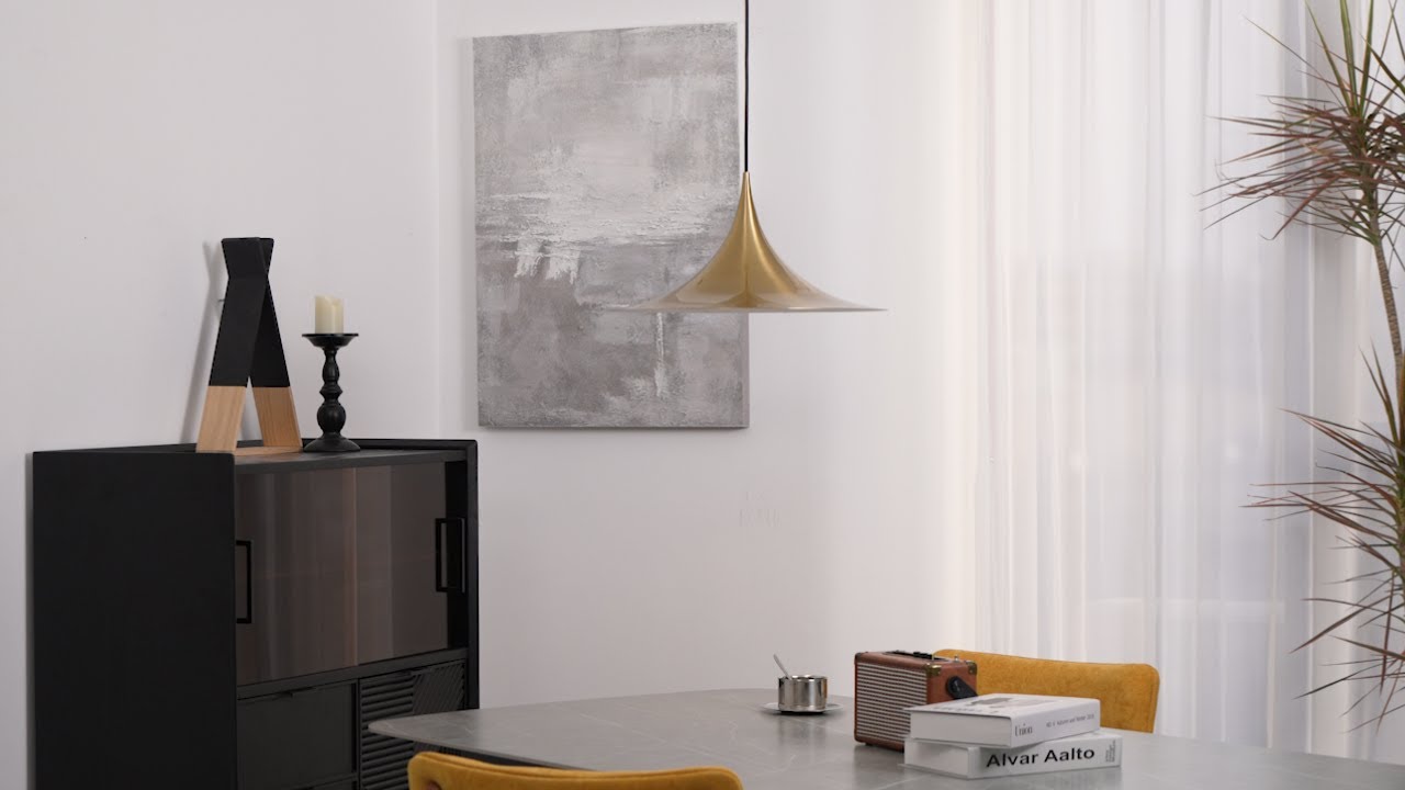 Semi Pendant Light by Vakkerlight &ndash; Subtle Elegance, Modern Glow