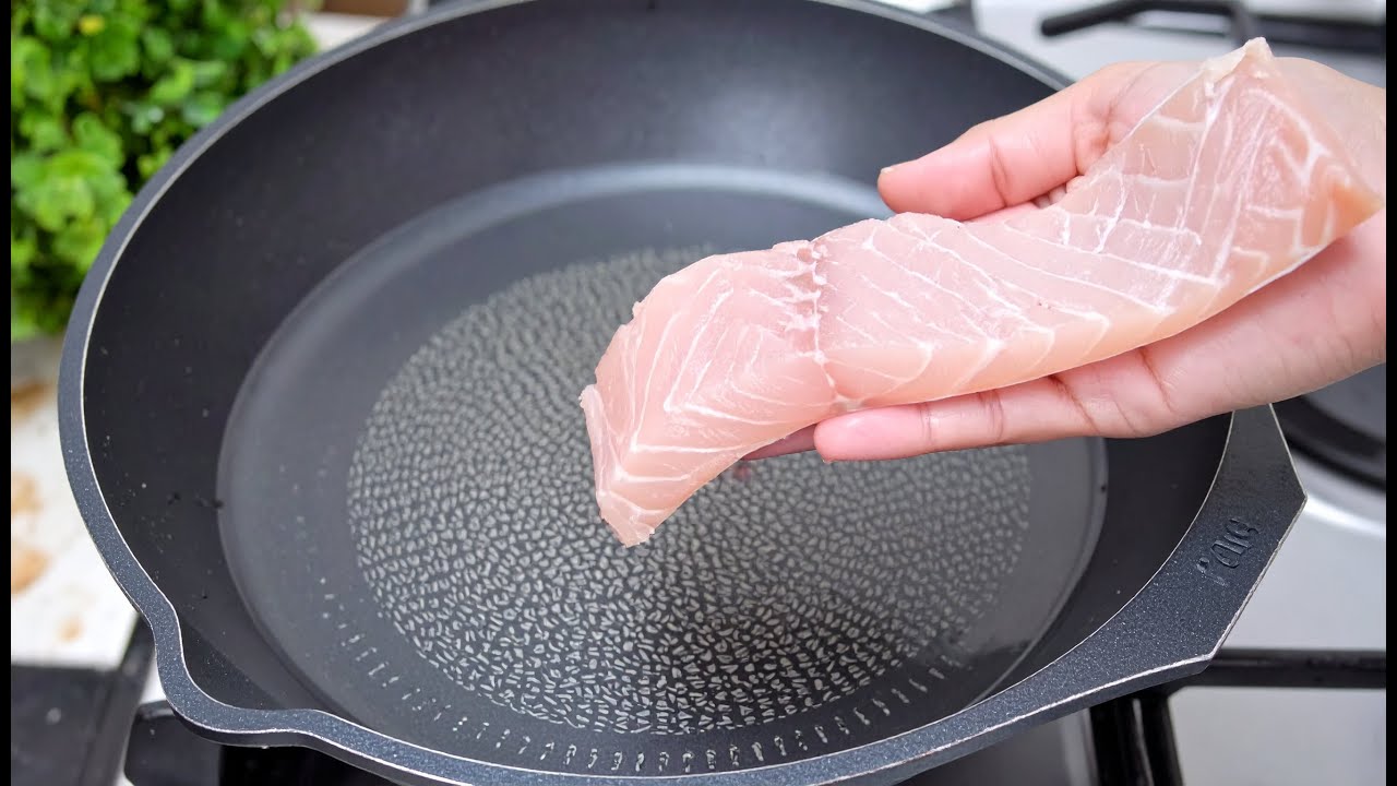 Warum Fischbraten mit Wasser die beste Idee ist! Keine Spritzer, kein Anbrennen!