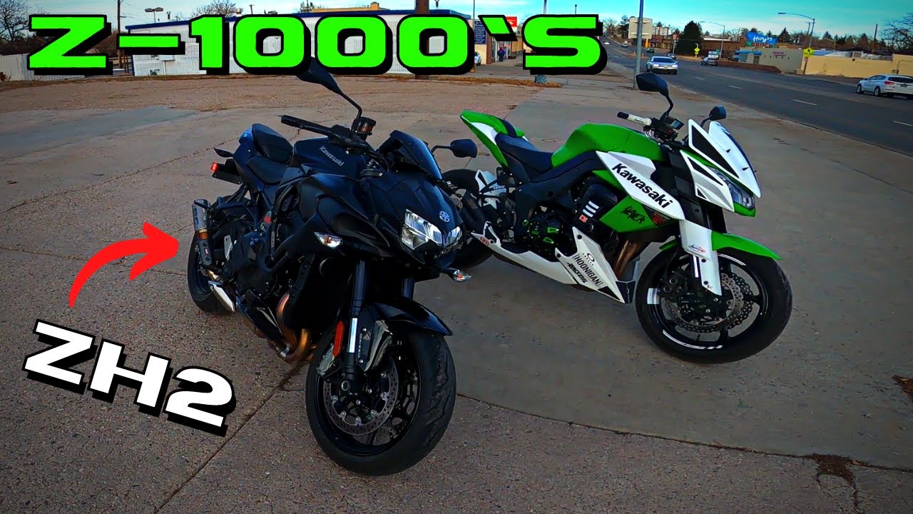 Two awesome Super Naked Z's - Featuring Kawasaki ZH2 Supercharged and Z1000