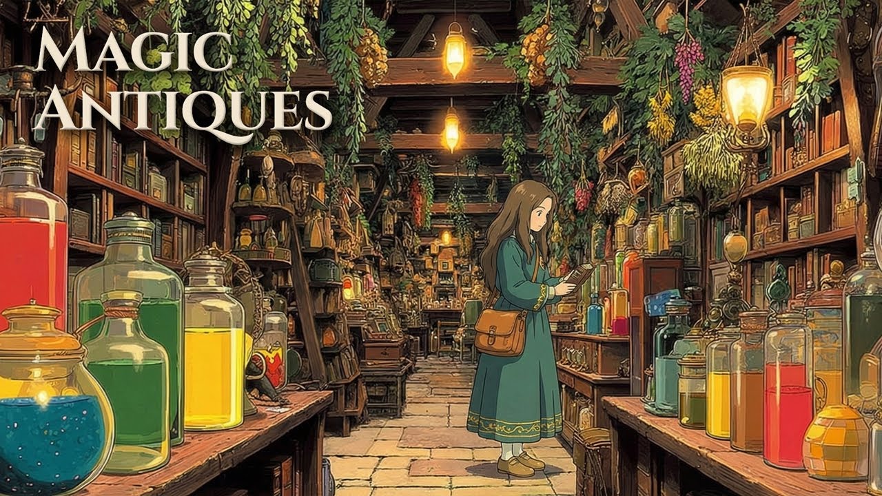 The Magic Antique Shop 🕰️ Whimsical Waltz for Focus & Creativity [ Ghibli Style ]