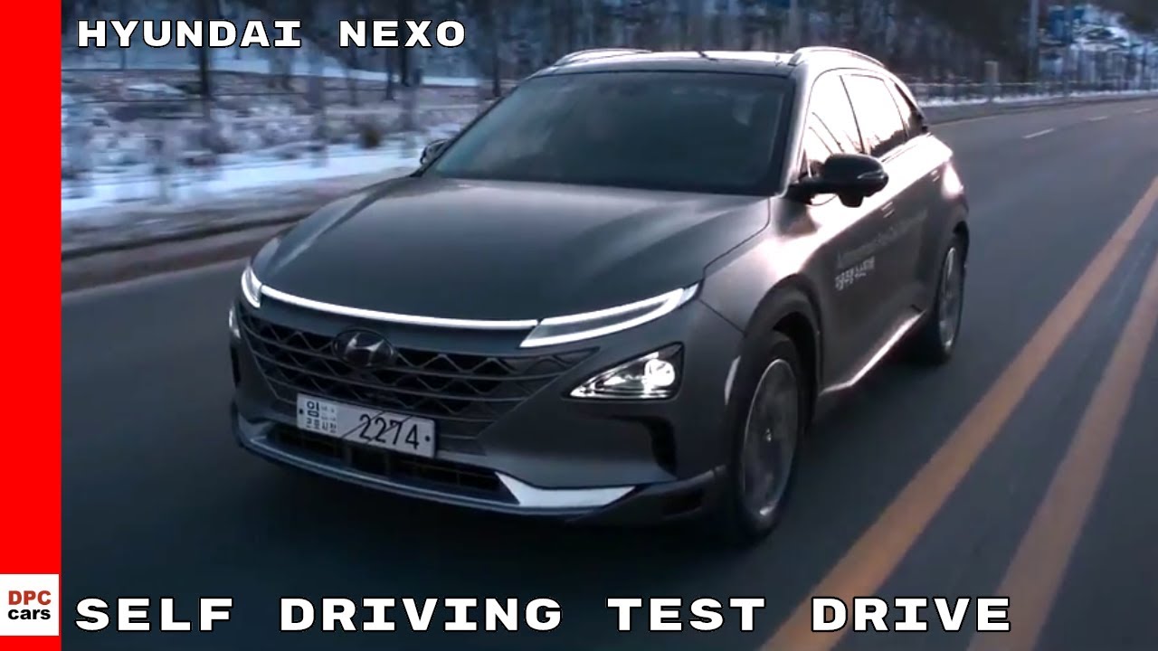 2019 Hyundai NEXO Autonomous Self Driving Test Drive
