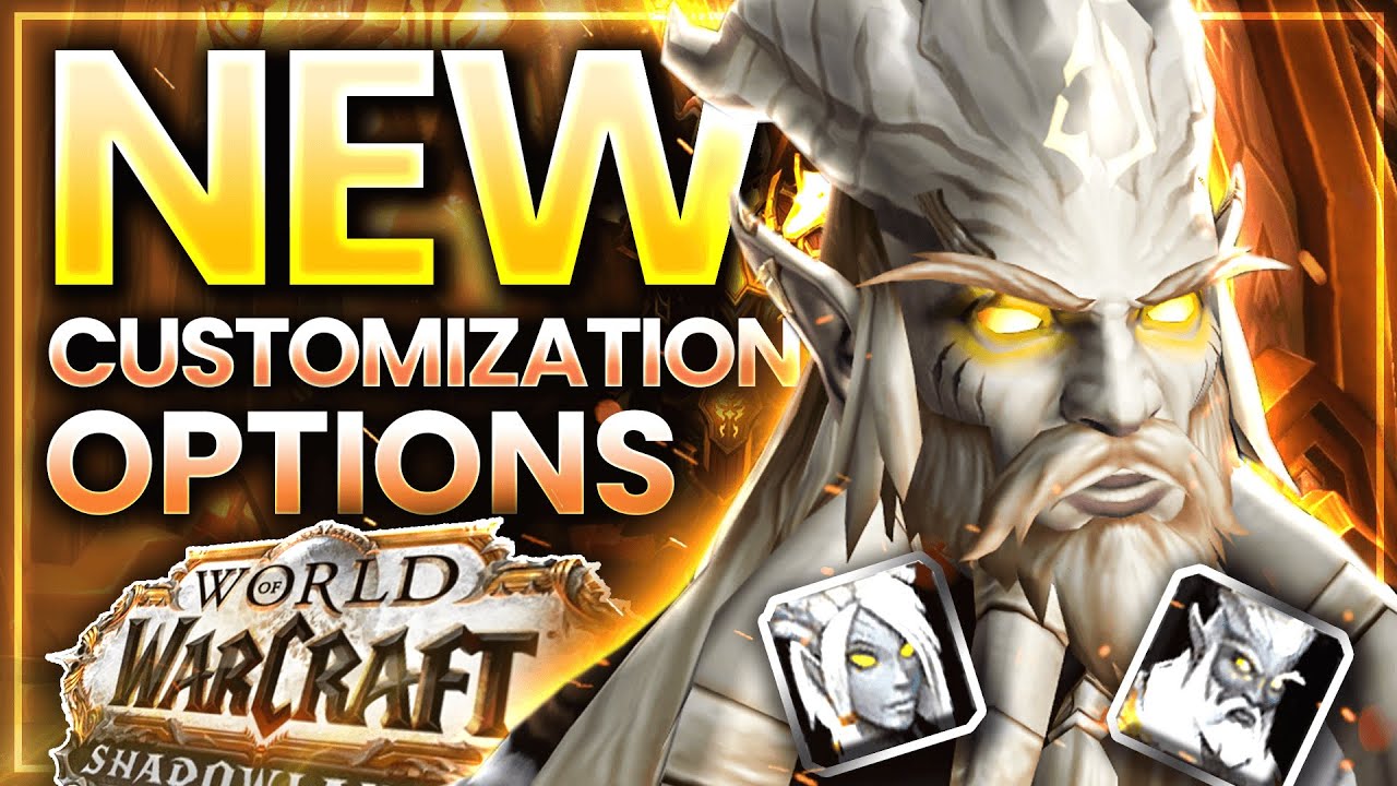 NEW Lightforged Draenei Customization Options | WoW Shadowlands Patch 9.1.5