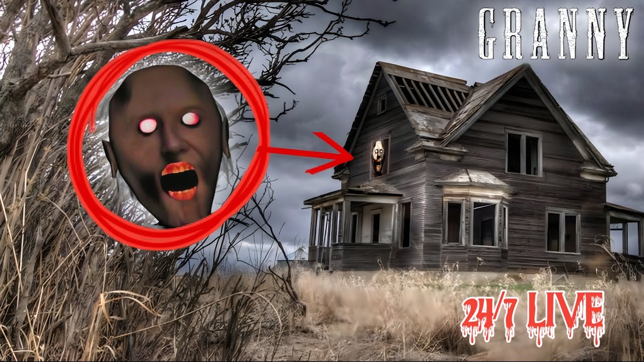 GRANNY LIVE GAMEPLAY |  HORROR LIVE STREAM | Non Stop 24/7 live 😊