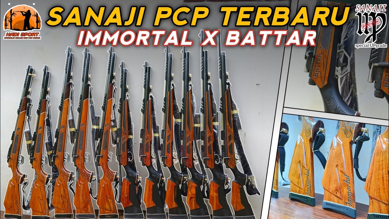 TERBARU ‼️ SANAJI PCP IMMORTAL X BATTAR 5000 PSI DETAIL & SPESIFIKASI READY