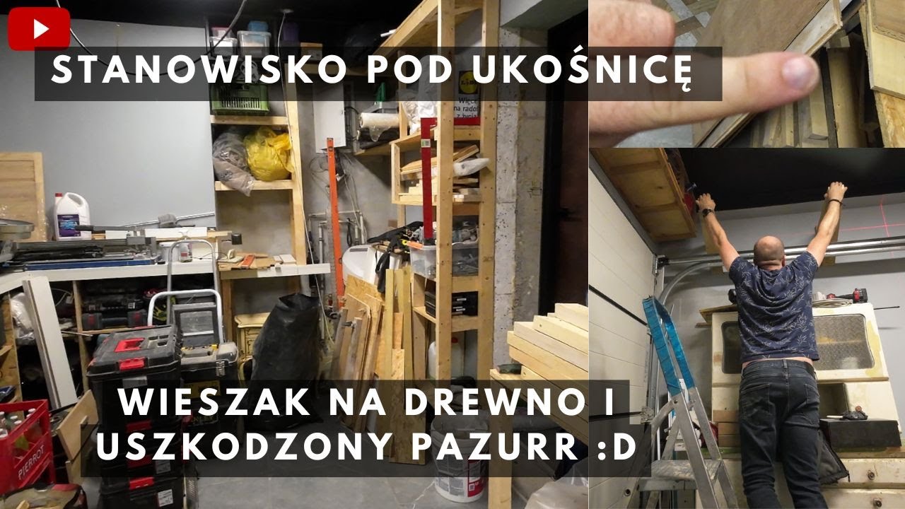 Remont Garażu | Łącze Gniazdek do Prądu | Stanowisko Na Ukośnicę| @Mojsiek