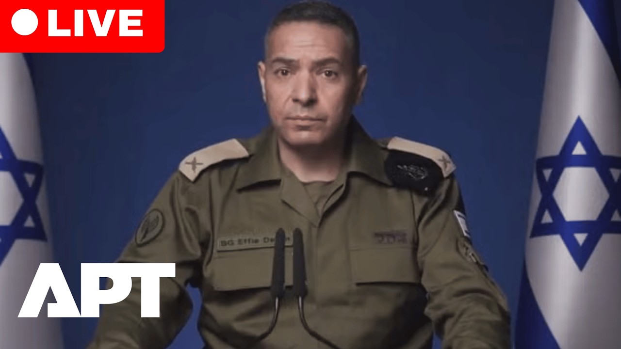 LIVE: Israeli Army Spokesperson Effie Defrin Briefs Media on Iran War & Security Updates | APT