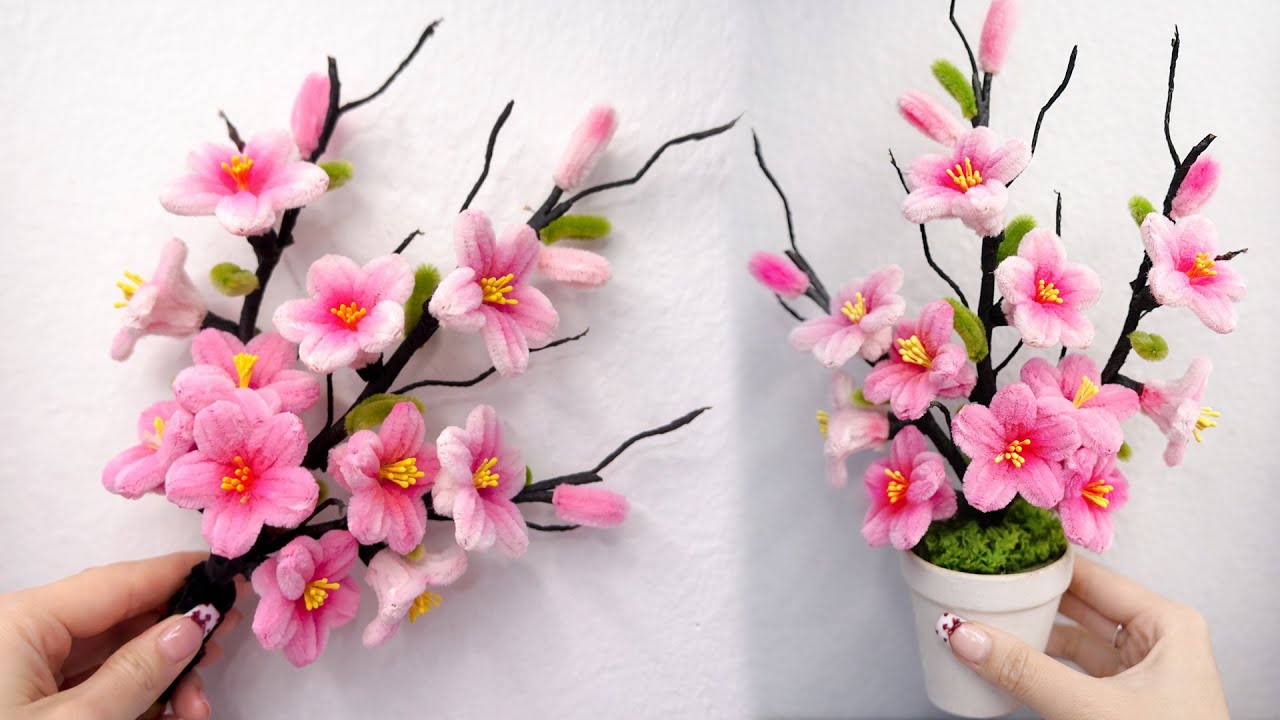 So Simple, So Stunning! 😍 Create Beautiful Pipe Cleaner Flowers You’ll Love! 🌸 DIY Simple Crafts
