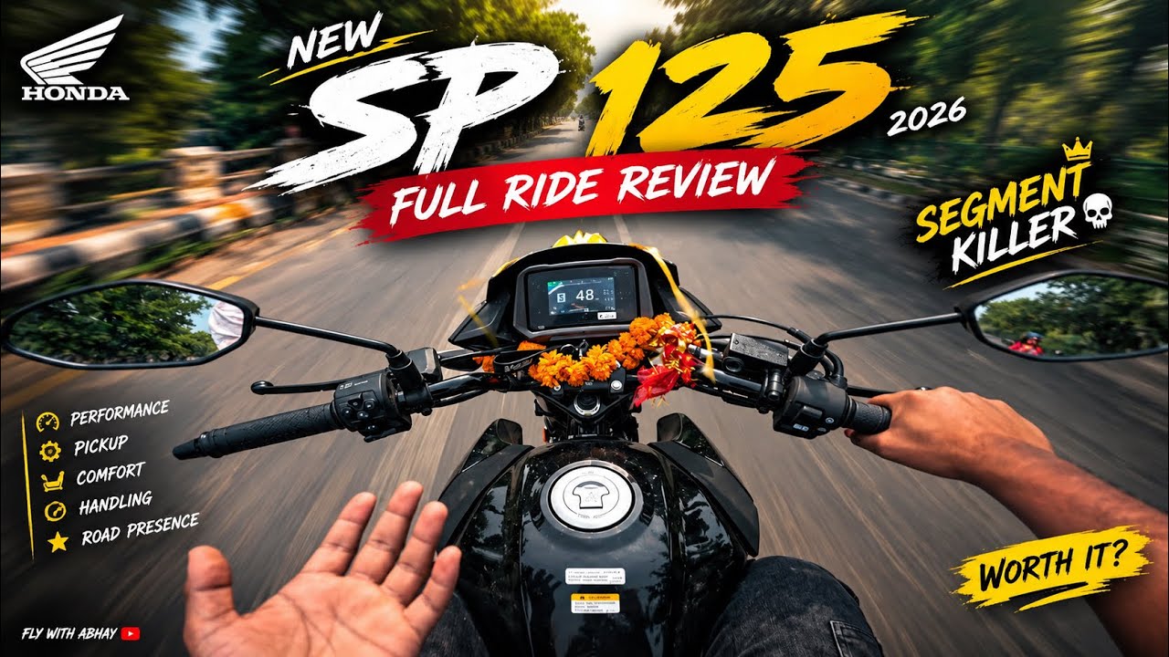 New Honda SP 125 2026 Full Ride Review | Segment Killer☠️🔥