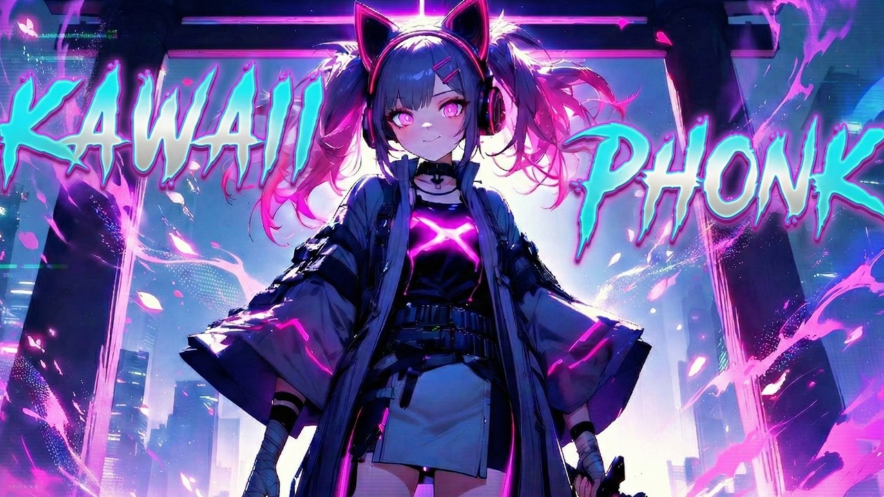 【Playlist】KAWAII PHONK🍭 Aggressive & Sweet Phonk Mix Vol.6 | KUNOICHI_VENOM 🌸🧪 重低音・爆音作業用BGM 2026