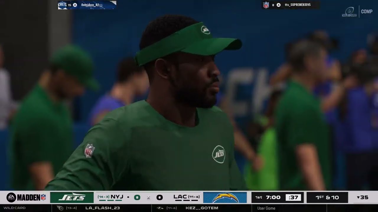 Madden M26 “YNG” Lg Y1 Wild Card Rd vs Chargers (PS5)