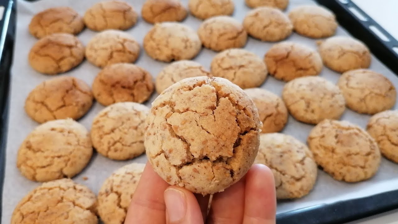 Biscotti di mandorle e Sesamo in un modo facile, se scioglie in bocca 🤤 Ricetta facile #47