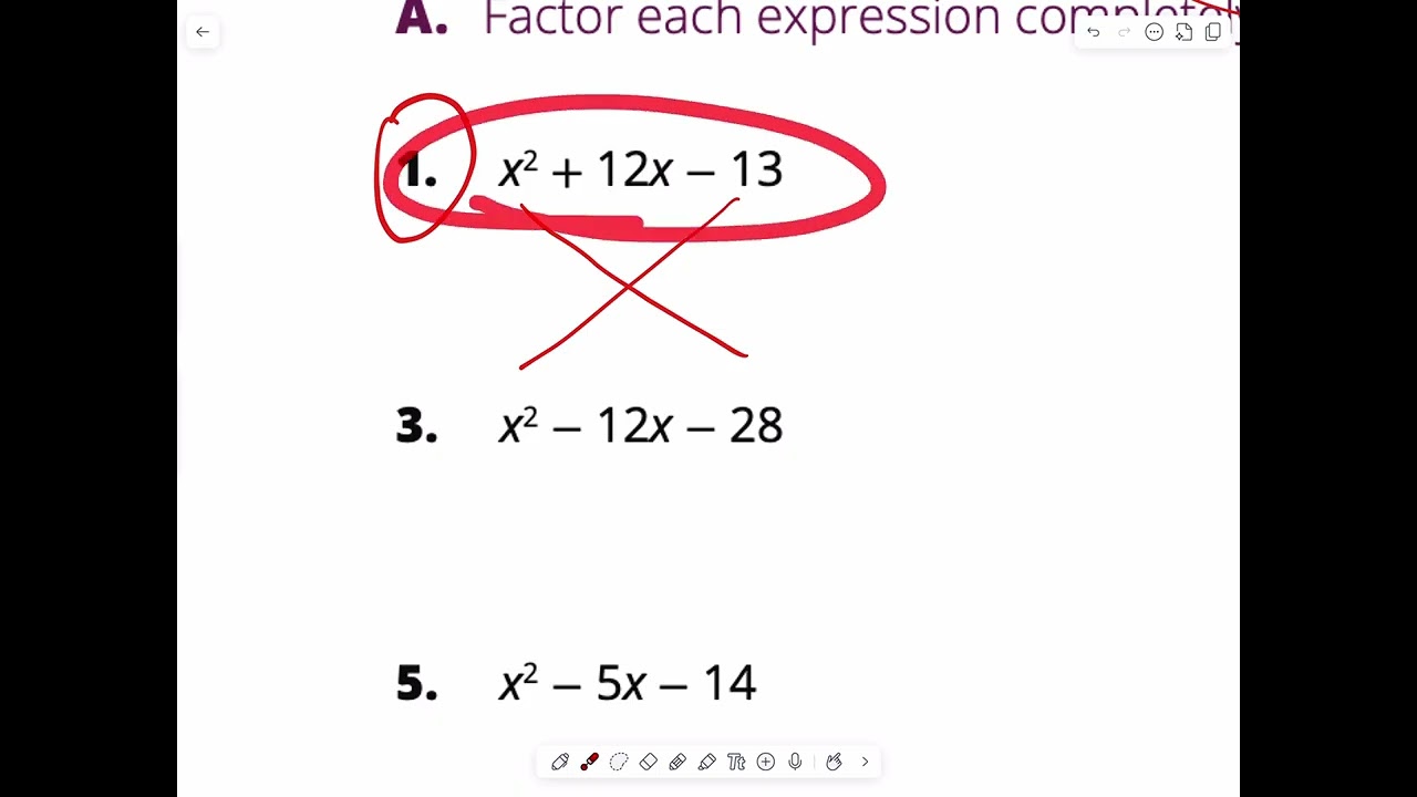 Test Review for M3T1 CARNEGIE ALGEBRA 2