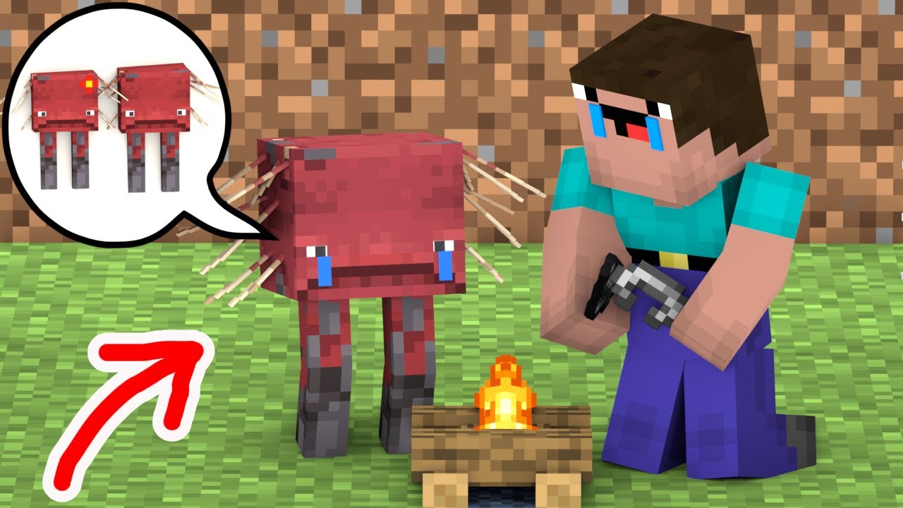 Good Noob and Baby Strider - Minecraft Animation