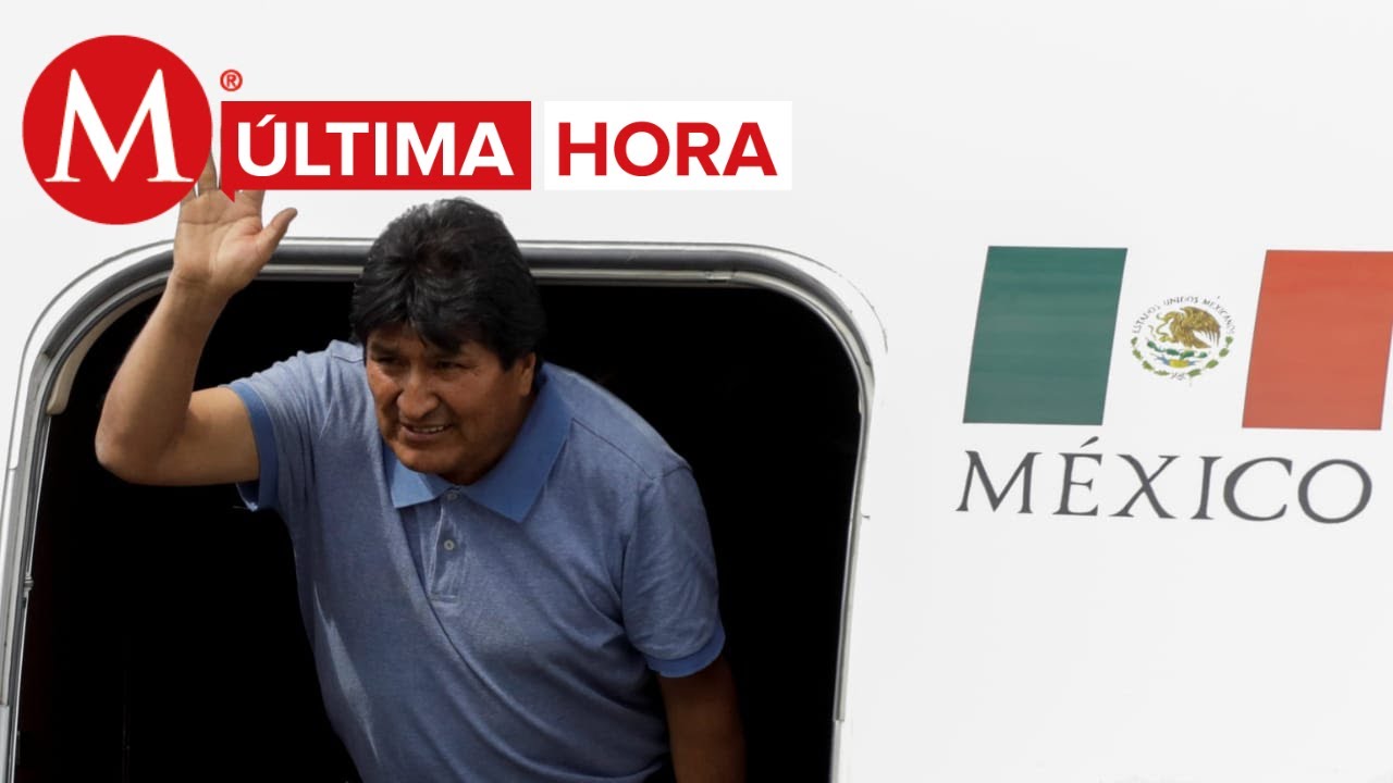 Evo Morales, ex presidente de Bolivia, llega a México
