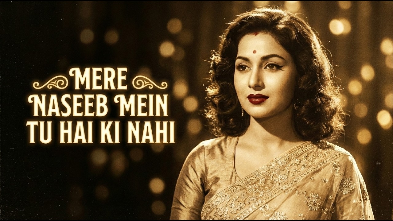 Mere Naseeb mein Tu Hai 💕| Old Hindi Romantic Song | Heart Touching 60s-70s Vibe Love Song Duet Lofi