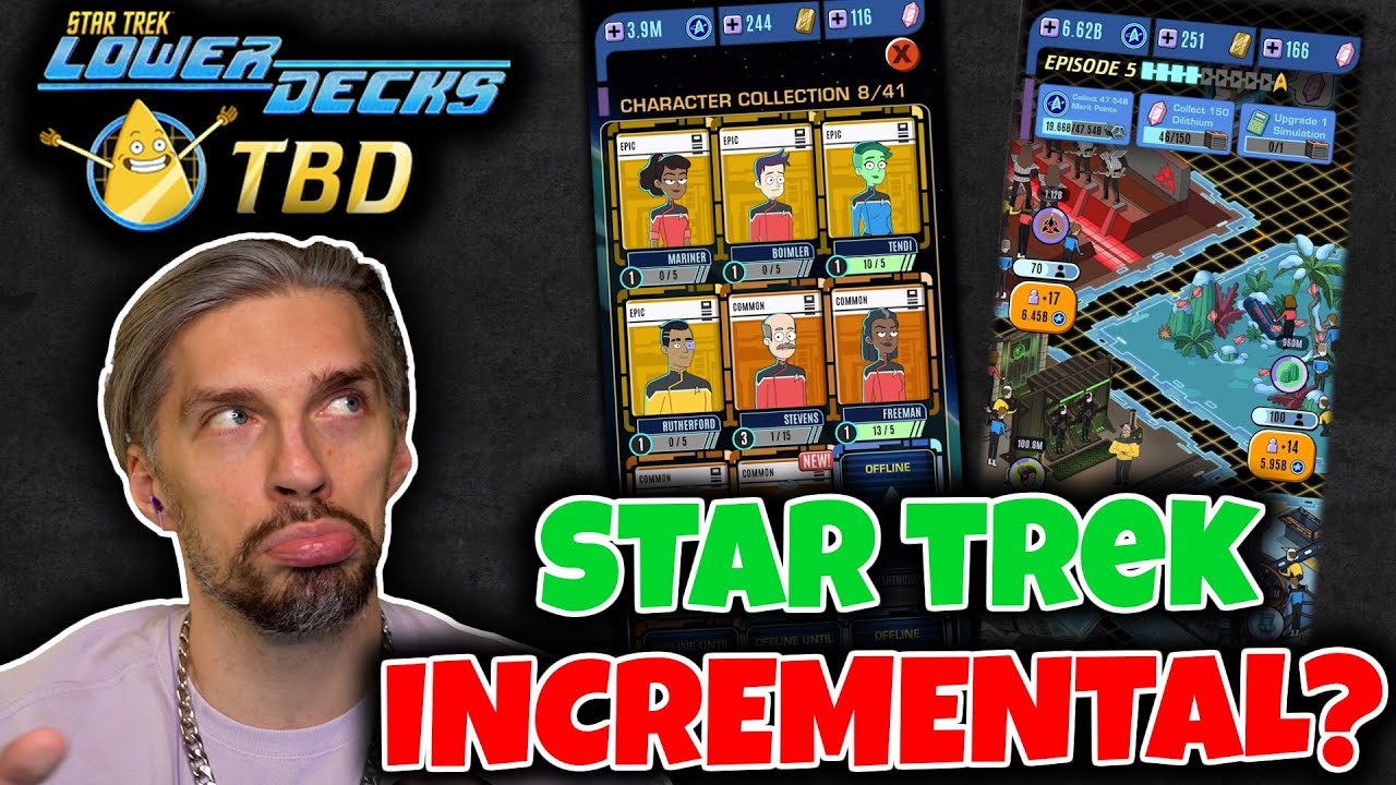 Incremental reskin or? - STAR TREK LOWER DECKS TBD // Review of Idle and Incremental Games